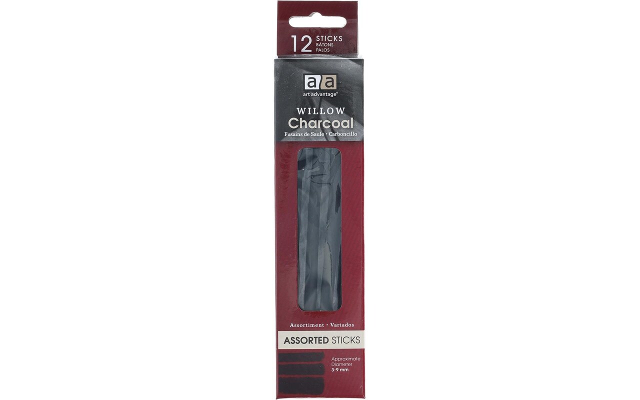 Art Advantage Willow Charcoal Assorted 12pc